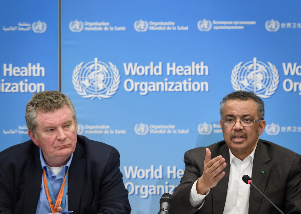 Jan. 30, 2020: WHO declares a Public Health Emergency, Trump suspends entry from China